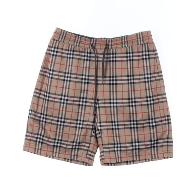[L]버버리 체크 밴딩 쇼츠 반바지 스웨트팬츠
