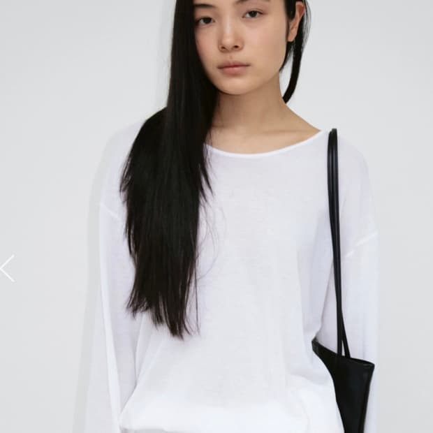 모노하 U-Neck Long Sleeve Knit (Ivory) 