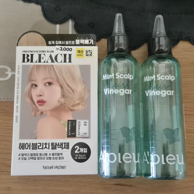 어퓨 민트 스칼프 헤어 식초 200ml 2개