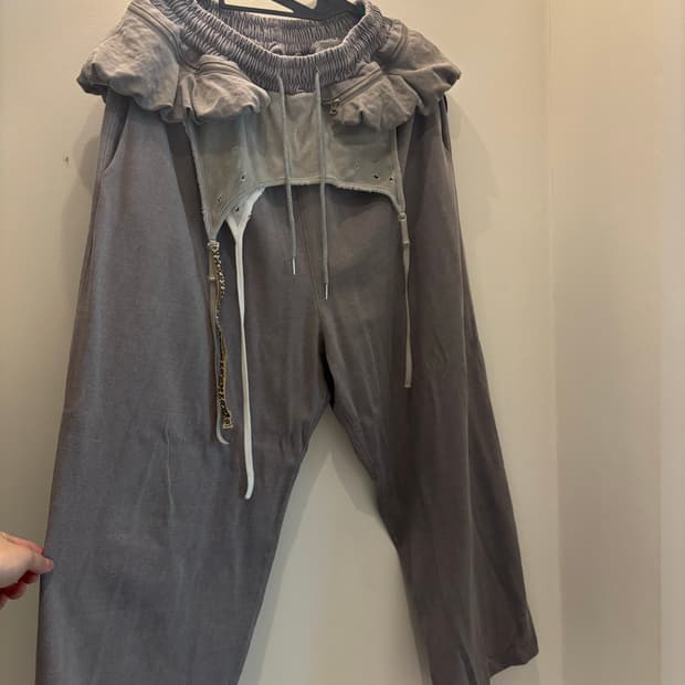 로사킷바인 그런지 레이어드스트랩 팬츠