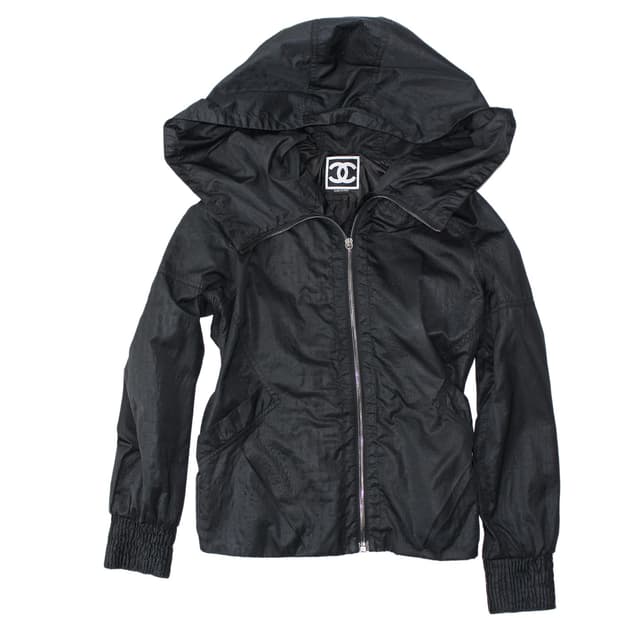 2000s🖤Chanel Vintage Hood ZipUp Jacket