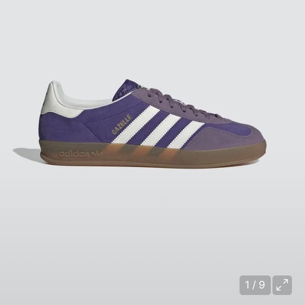 아디다스 가젤 인도어 퍼플 240