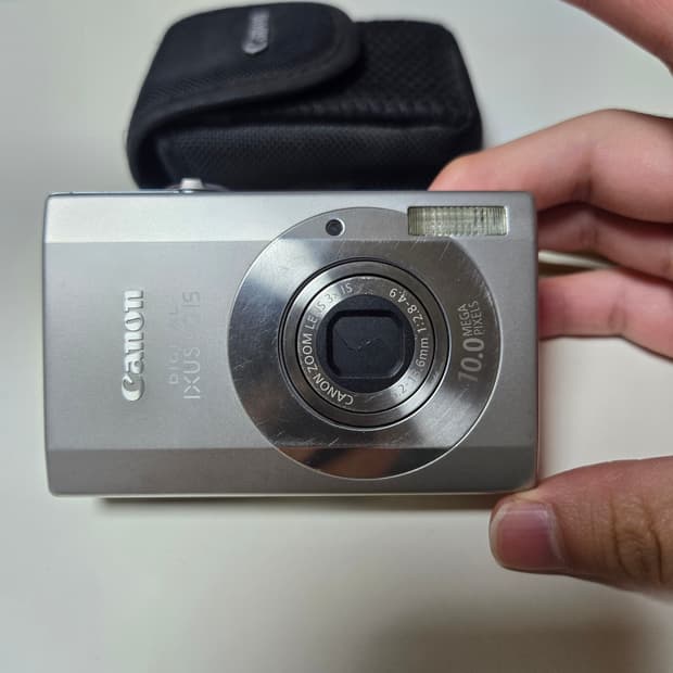 캐논 IXUS 90 IS 실버 색상 디지털 카메라