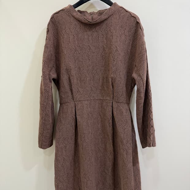 한섬 sjsj 진베이지 레이스 원피스 정품