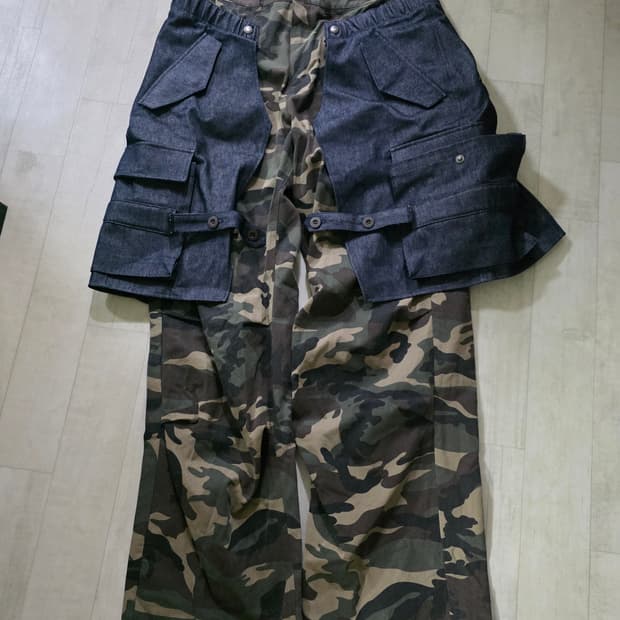 앤더슨벨 카고 카모플라주 팬츠 50