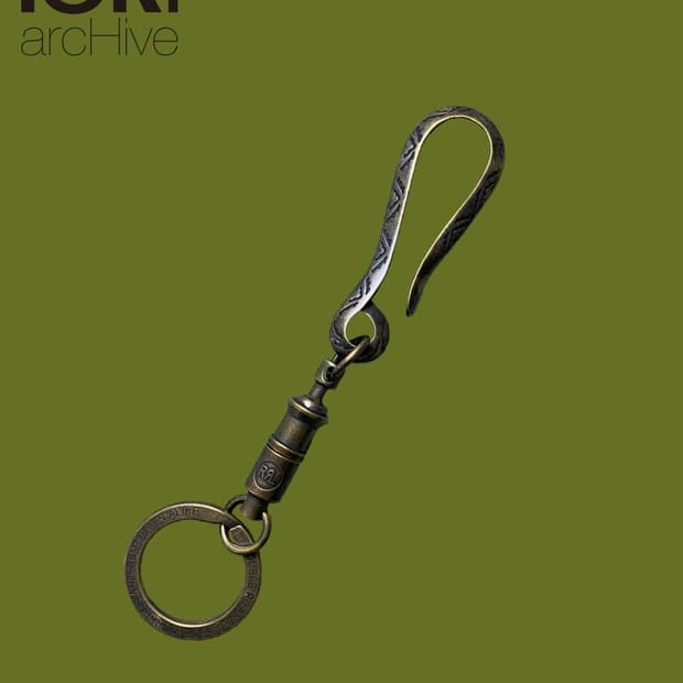 RRL Brass Key Ring (3) 