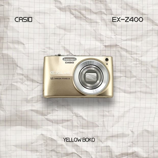 [수채감성] CASIO 카시오 엑슬림 EX-Z400 레트로 디지털 카메라