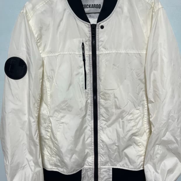 BUCKAROO 화이트 봄버 자켓