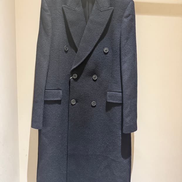 아워레가시 헤어리 울 웨일 코트 블랙