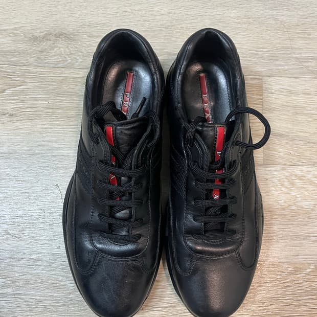 프라다 스포츠 아메리카 컵 트리플 블랙 레더7