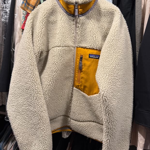 파타고니아 레트로X 플리스(후리스) 펠리컨 골드 S