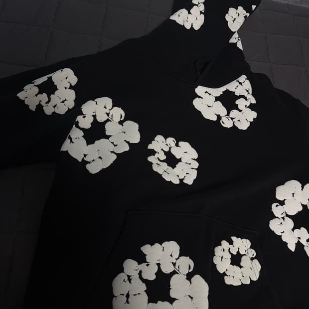 데님티어스 코튼 후드 블랙 L