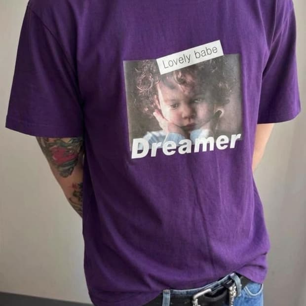 Intercrew 러블리베이비 프린트 반필티