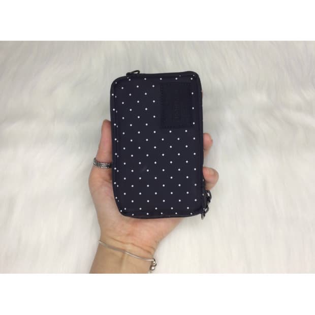 Porter 포터 블랙 도트 땡땡이 지갑