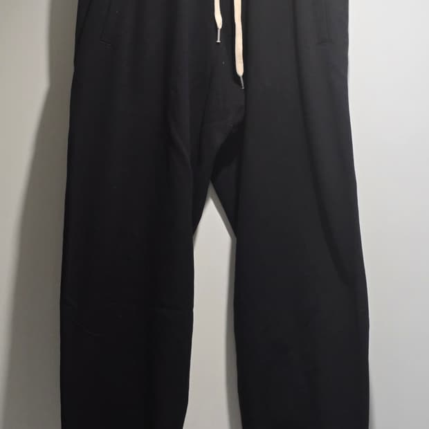 새상품) 네이머클로징 와이드 조거팬츠 블랙 L