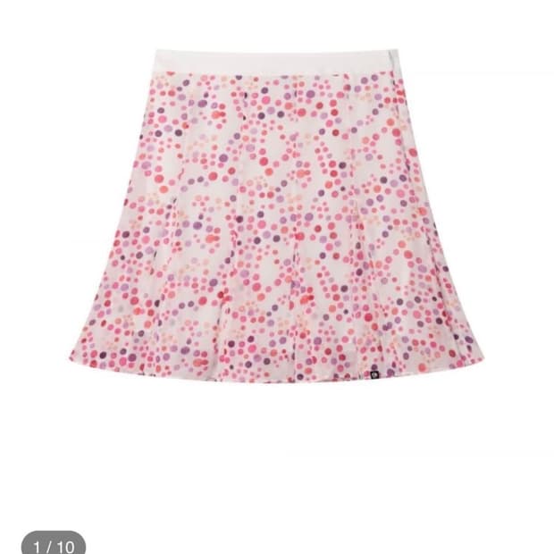 어스지구 VINTAGE CHIFFON MIDI SKIRT (PINK) 