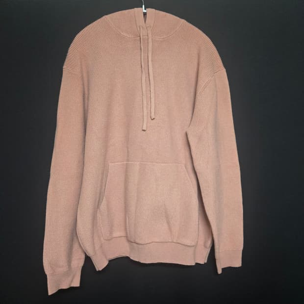 수아레 워셔블 후드 니트 핑크(M사이즈)