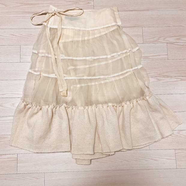 꼼데가르송 레이어드 랩스커트