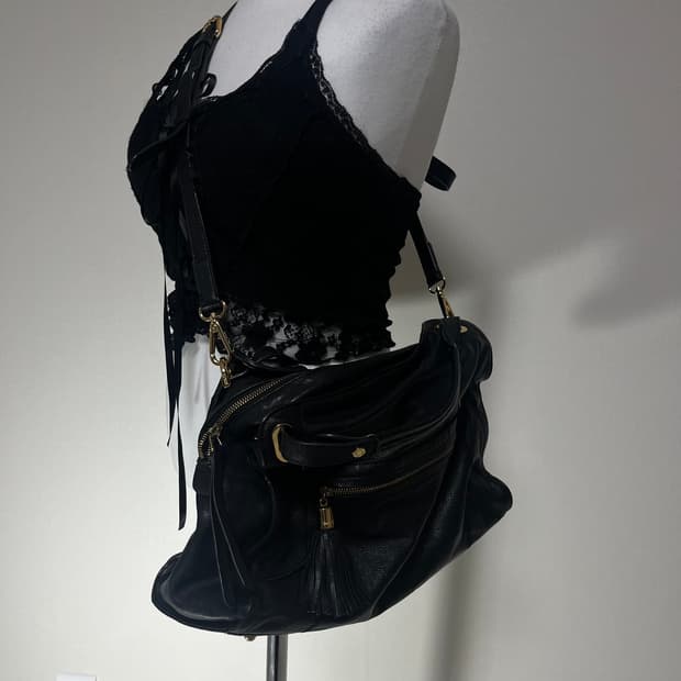 Anna sui 안나수이 레더 숄더백 크로스백 갸루 보부상