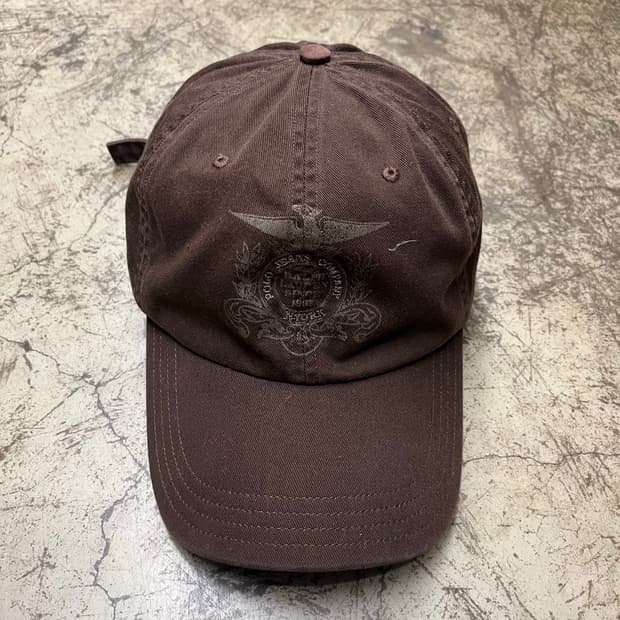 폴로 진스 랄프로렌 브라운 볼캡 모자