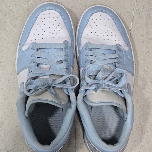 (W) 조던 1 로우 화이트 아이스 블루 240