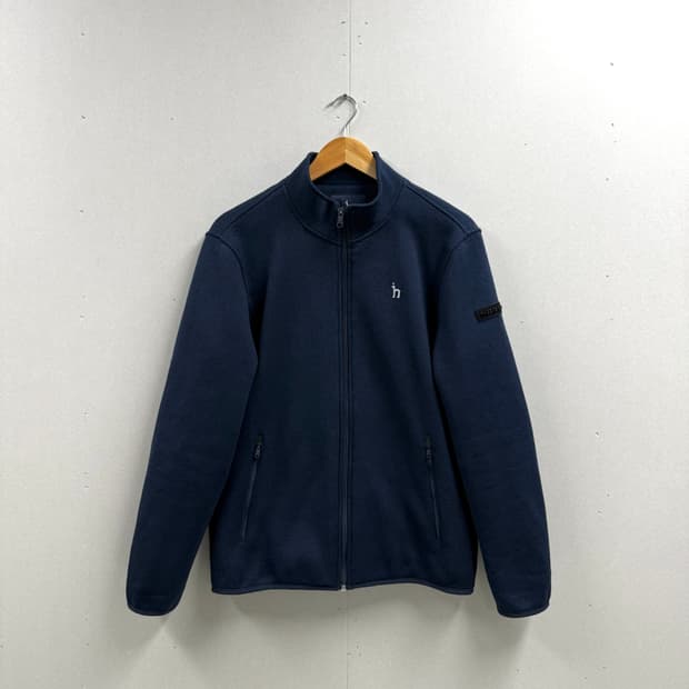 남성 100 / 헤지스 골프 후리스 집업 자켓 네이비 