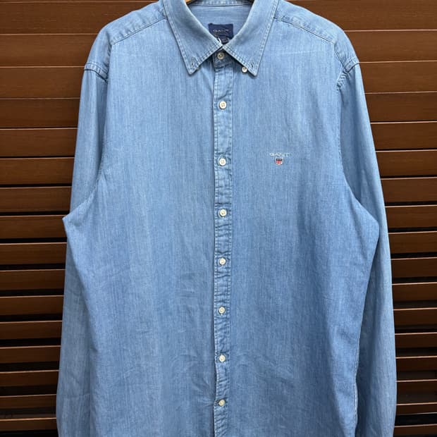 GANT 간트 인디고 데님 셔츠