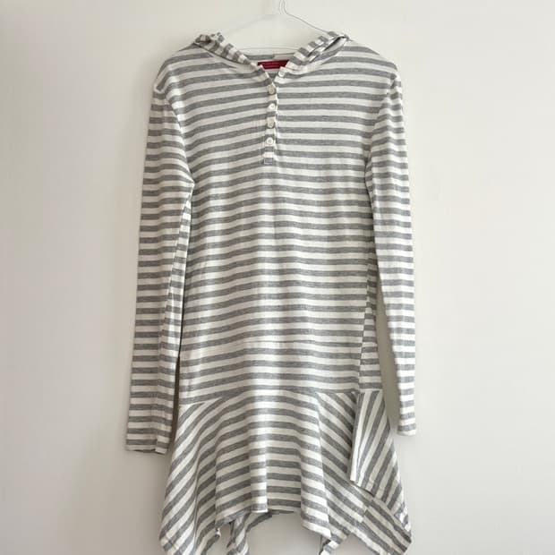 인앤양인하모니 후디 드레스 스트라이프