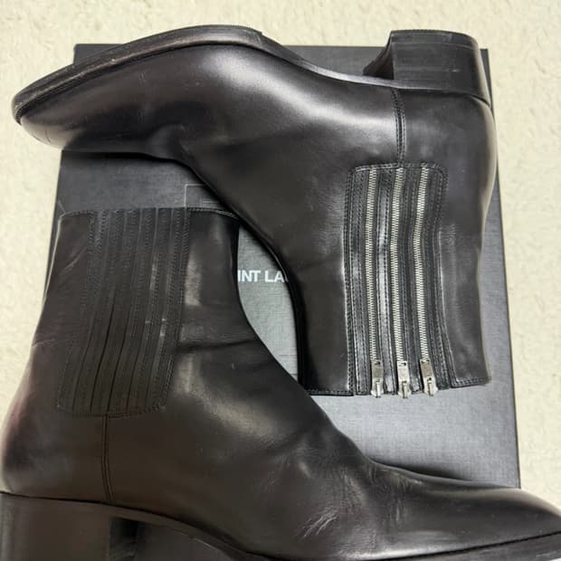 생로랑 3 zip 부츠 42