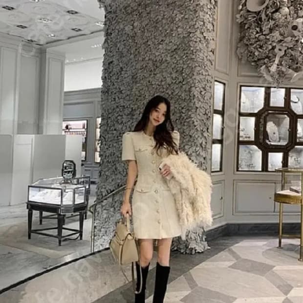 로즈팩토리 트위드원피스