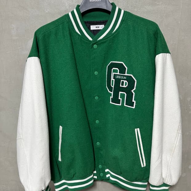 wego 빈티지 바시티자켓 XL