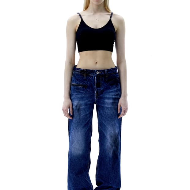 로딩룸 loading room dirty denim pants