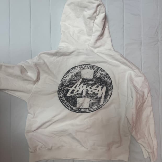 스투시 스탬프 후드