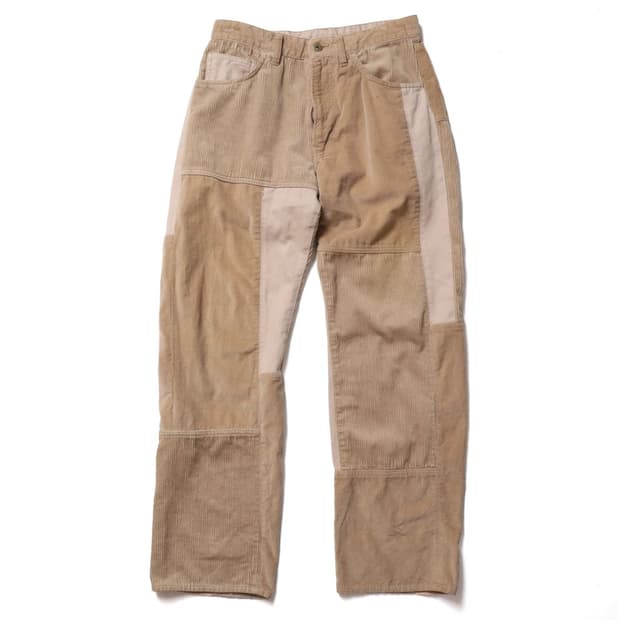 빔즈 Beams Patchwork Cotton Pants 
