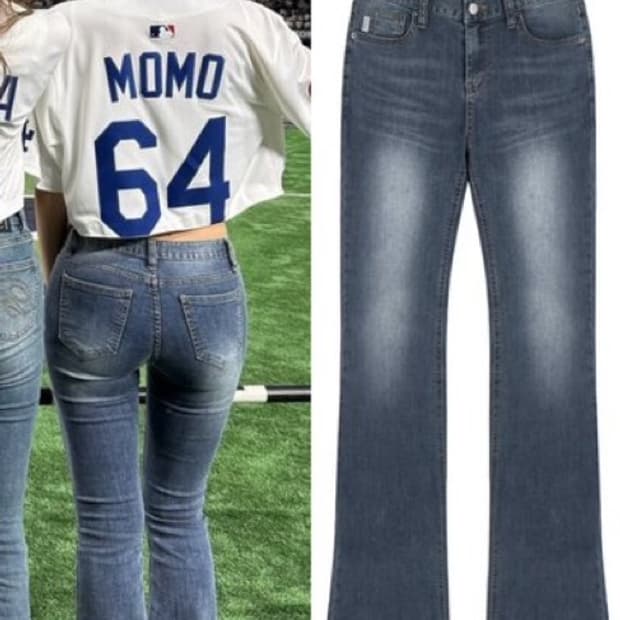 클리시어 부츠컷 청바지 (트와이스 모모 착용)