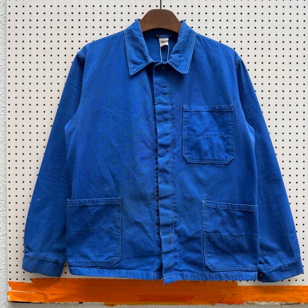 OLD MODEL WASHED BLUE 올드모델 빈티지 프렌치워크자켓