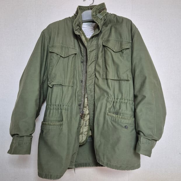 80s 오리지날 m65 필드자켓(데드스탁 내피포함) M/L