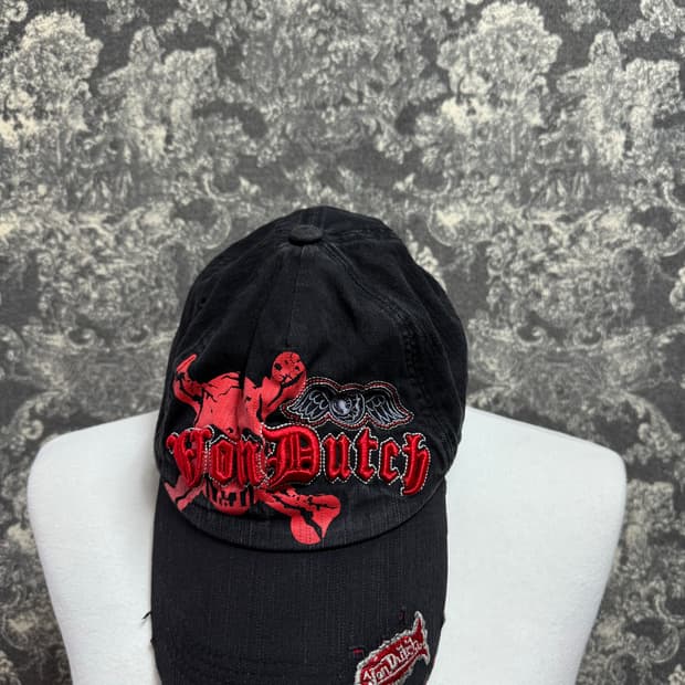 von dutch 본더치 해골 프린팅 볼캡