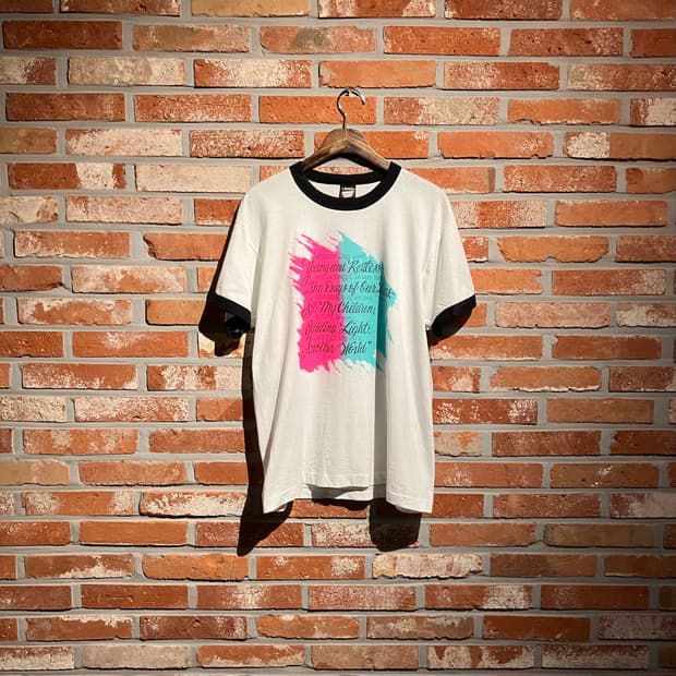 90s USA 빈티지 스크린 스타즈 링거 티셔츠