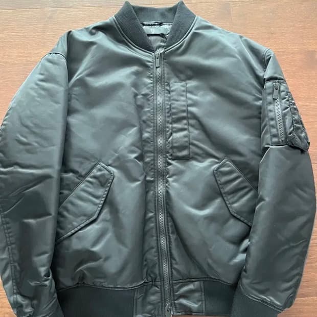 유니클로 질샌더 ma-1 블랙 L