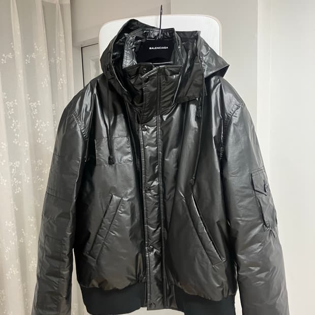 [50] Raf simons 05fw waxed bomber