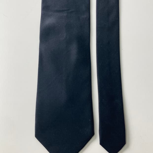 블랙 빈티지 넥타이