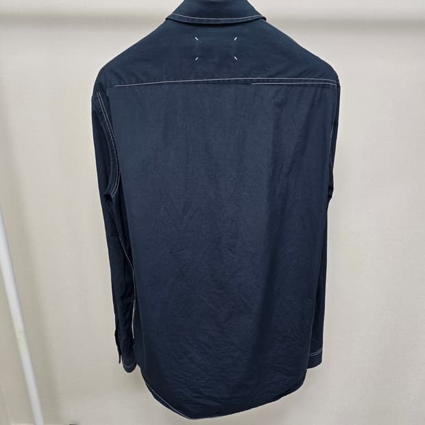 메종 마르지엘라 백로고 스티치 셔츠 43사이즈 판매