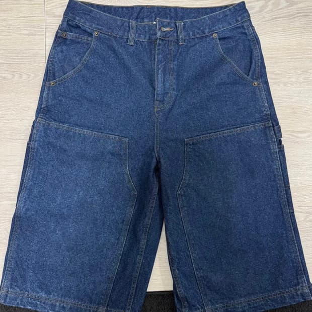 디키즈 / 더블니 데님 쇼츠 / Dark Blue / L size