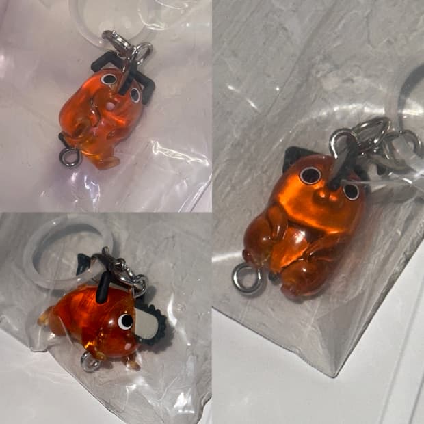 체인소맨 포치타 연결 메지루시 키링 가챠