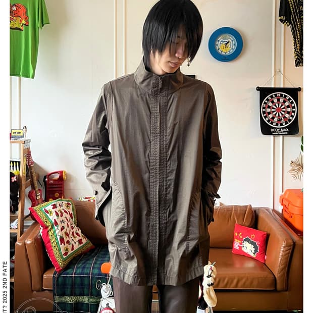 HIROKO KOSHINO Line Detail Nylon Jacket