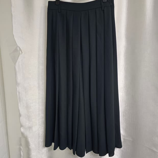 스튜디오톰보이 다크그린 플리츠 와이드팬츠 (1904)