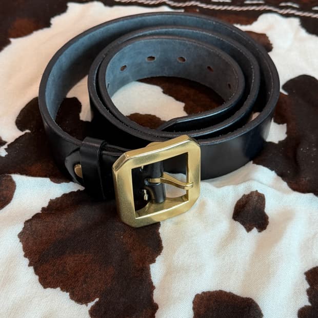 소가죽 황동 개리슨벨트 가리송