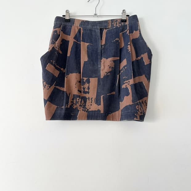 COS geometric pattern pocket skirt