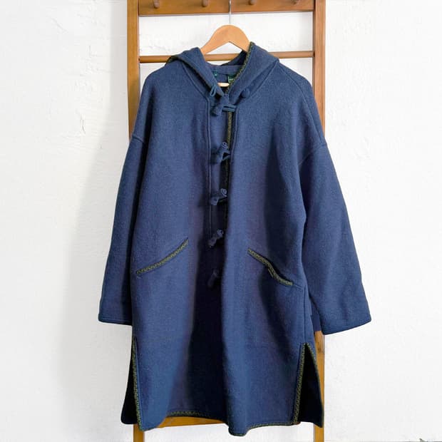 푸른숲 네이비 더플 코트